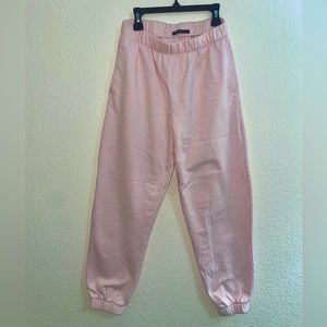 Brandy Melville Rosa Sweatpants Baby Pink Great Condition
